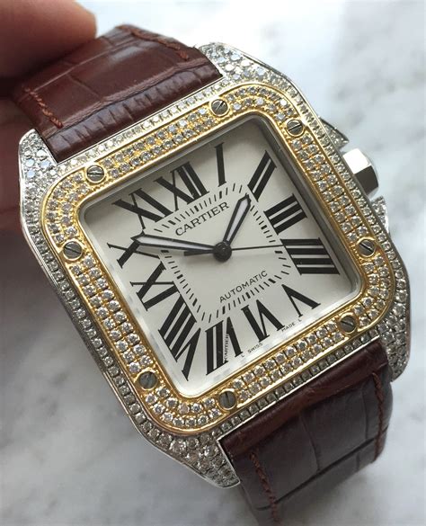 cartier santos models|cartier santos 100 xl diamond.